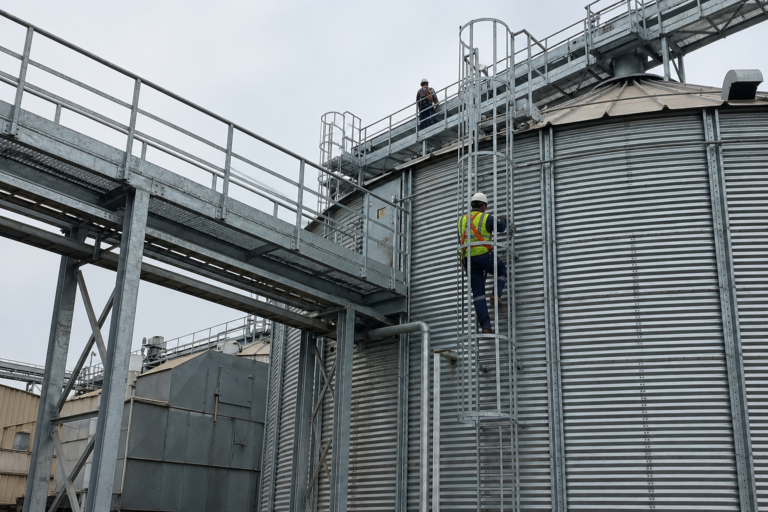 Pasarelas industriales de seguridad y escaleras técnicas metálicas - EMP